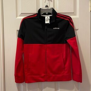 Adidas Boy’s Jacket size M (10-12) excellent condition Red and Black color